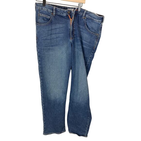 L342 Men's Lees Modern Casual Straight Leg Bootcut Jeans 40x32L - Picture 1 of 5